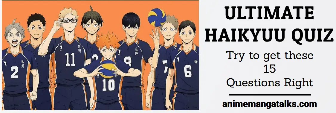 Ultimate Haikyuu Quiz For True Fans 1 Animemangatalks