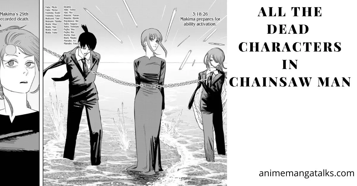 Chainsaw man wiki says that all of them are alive, I tought that the people  controlled in the final battle (quanxi, reze, katanaman) were dead : r/ ChainsawMan