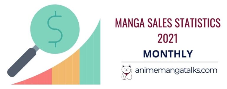 Best Selling Manga Sales Monthly – Shoseki Rankings 2021