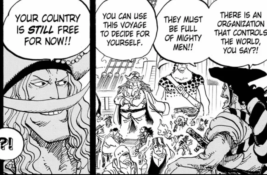 Whitebeard comment on Wano